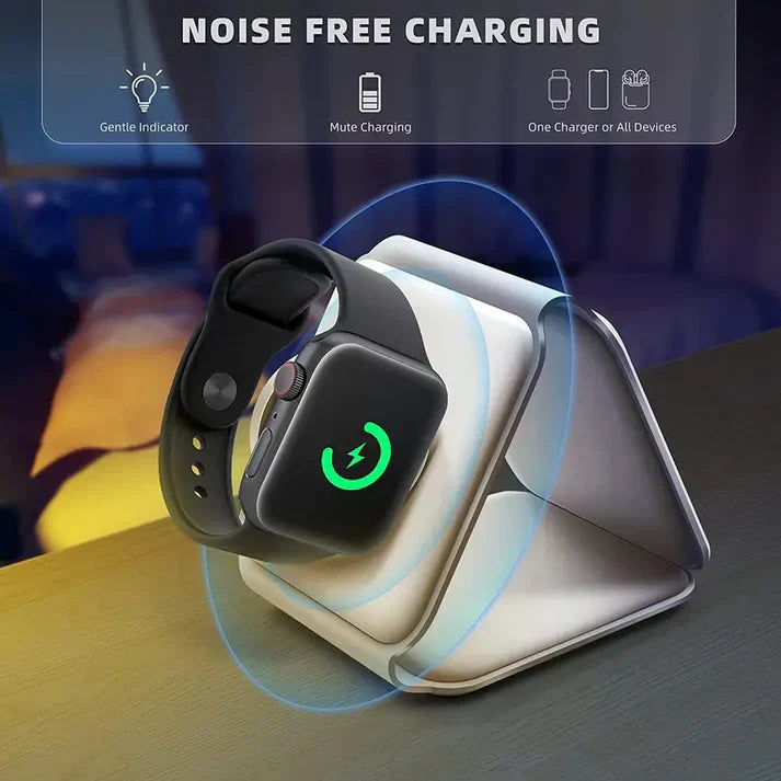 3 In 1 Wireless Folded Charging Pad