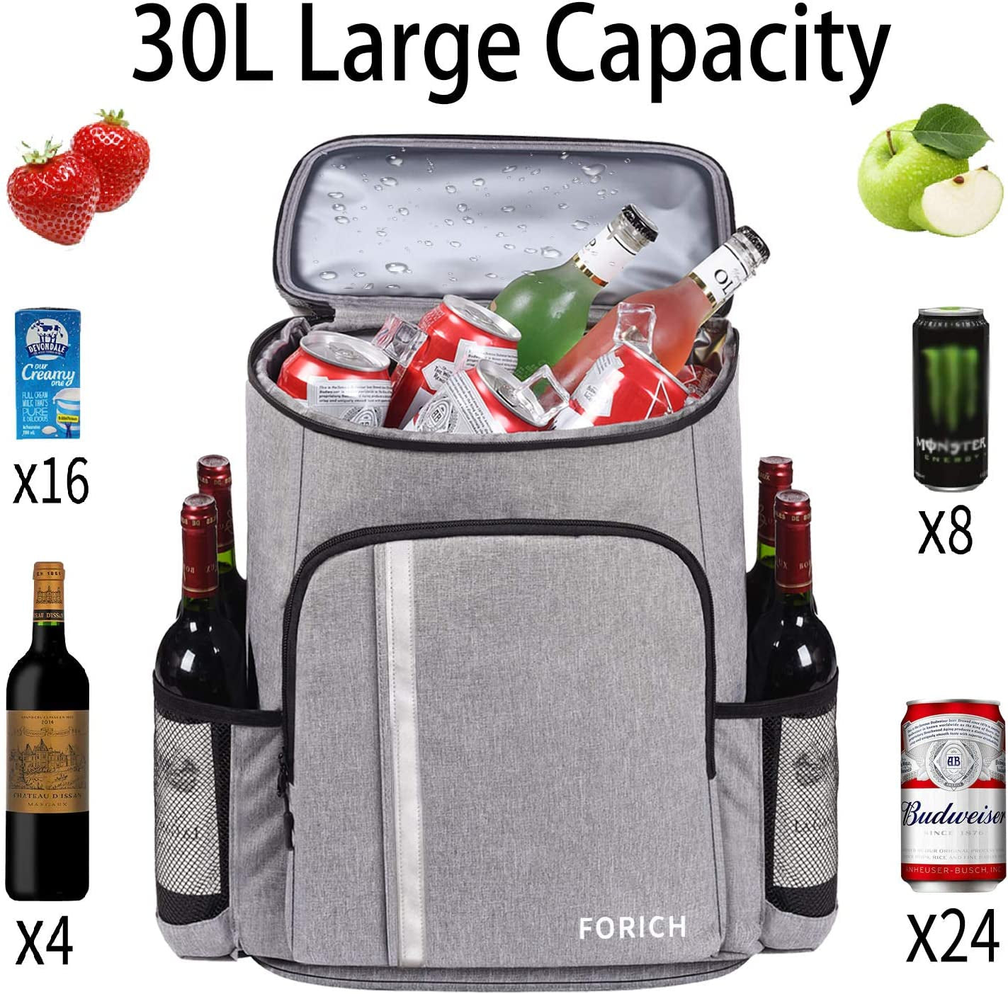 Chillax Pack: The Ultimate Backpack for Keeping Your Beverages Ice-Cold While You Pretend to Be Outdoorsy! Holds 30 Cans of Fun!